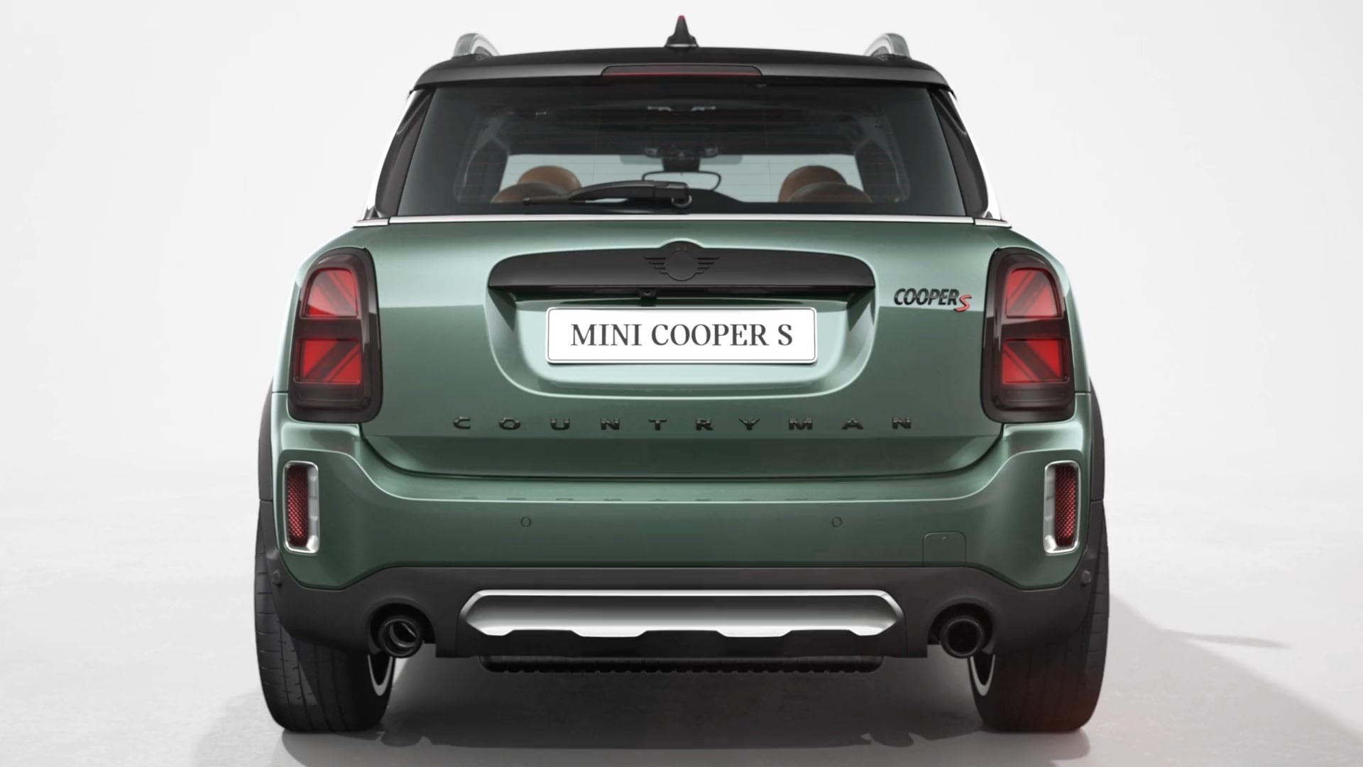 MINI Countryman – eestvaade – roheline ja must