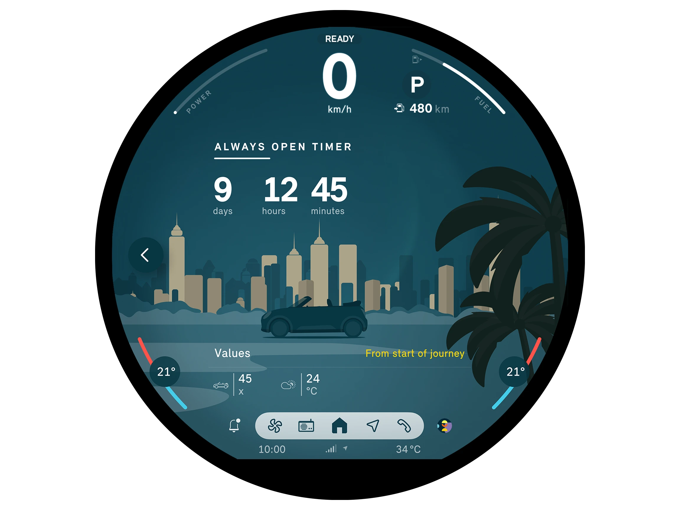 MINI Cooper Convertible – Always Open Timeri äpp