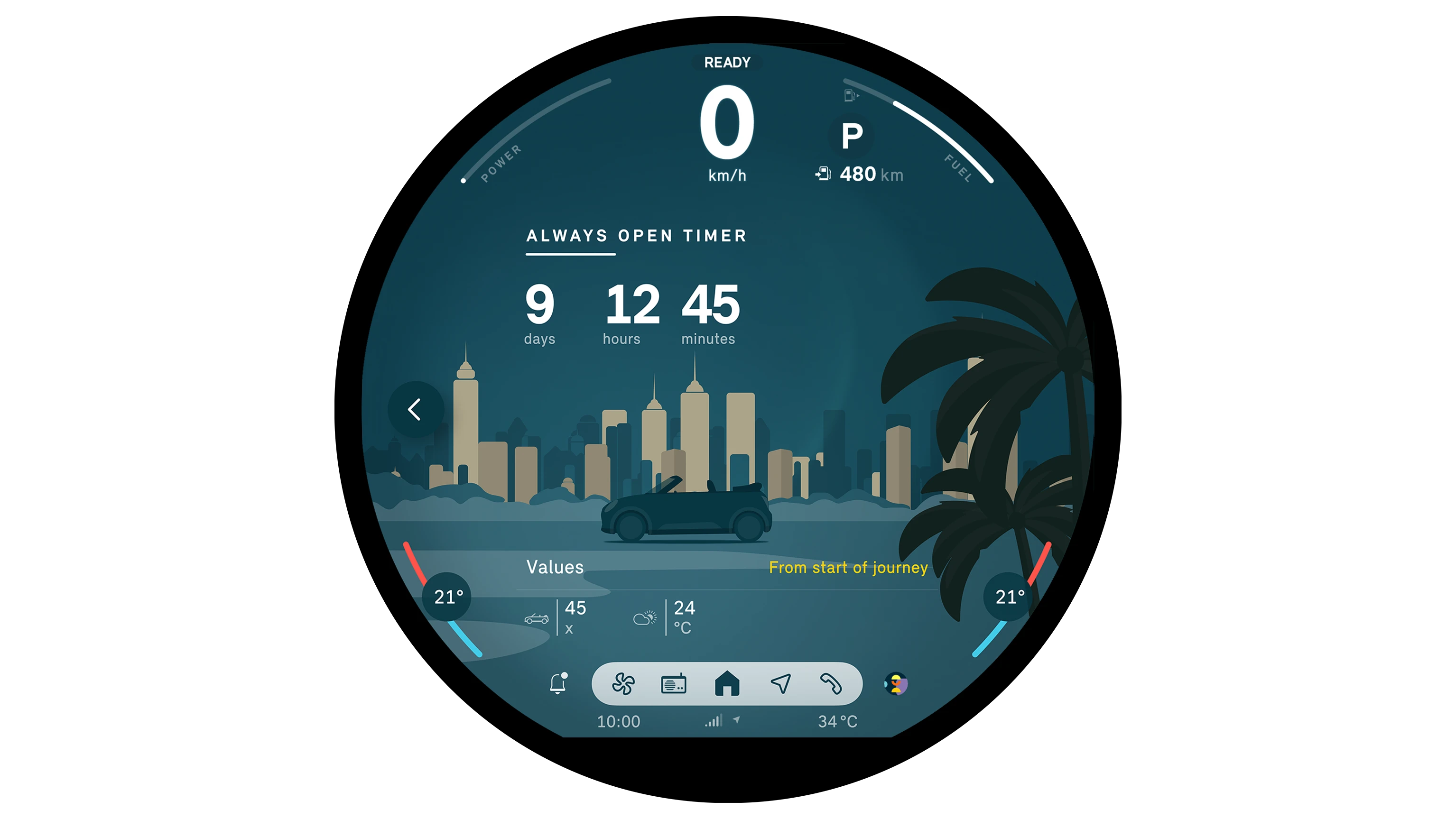 MINI Cooper Convertible – Always Open Timeri äpp