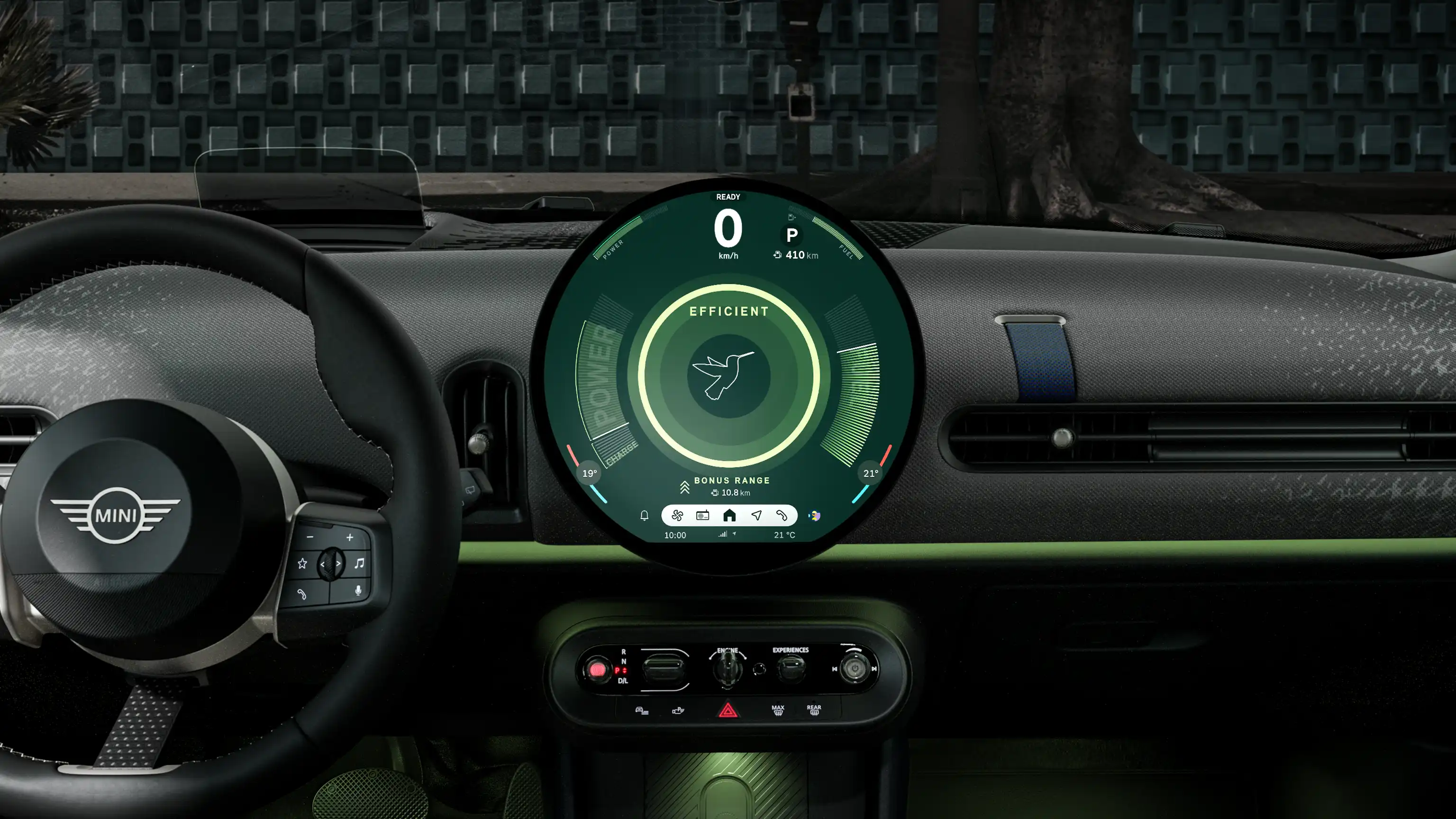 MINI Cooper Convertible – digitaalne kogemus – režiim Efficiency Mode