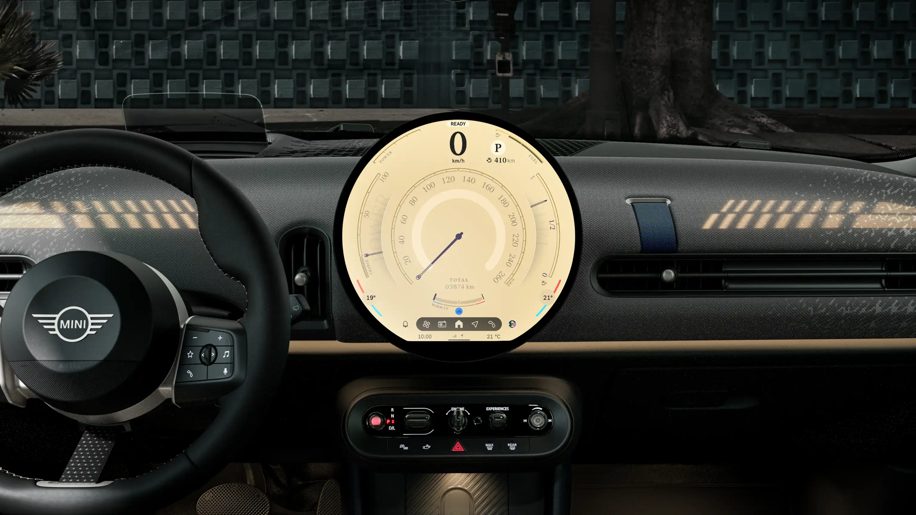 MINI Cooper Convertible – digitaalne kogemus – režiim Timeless Mode