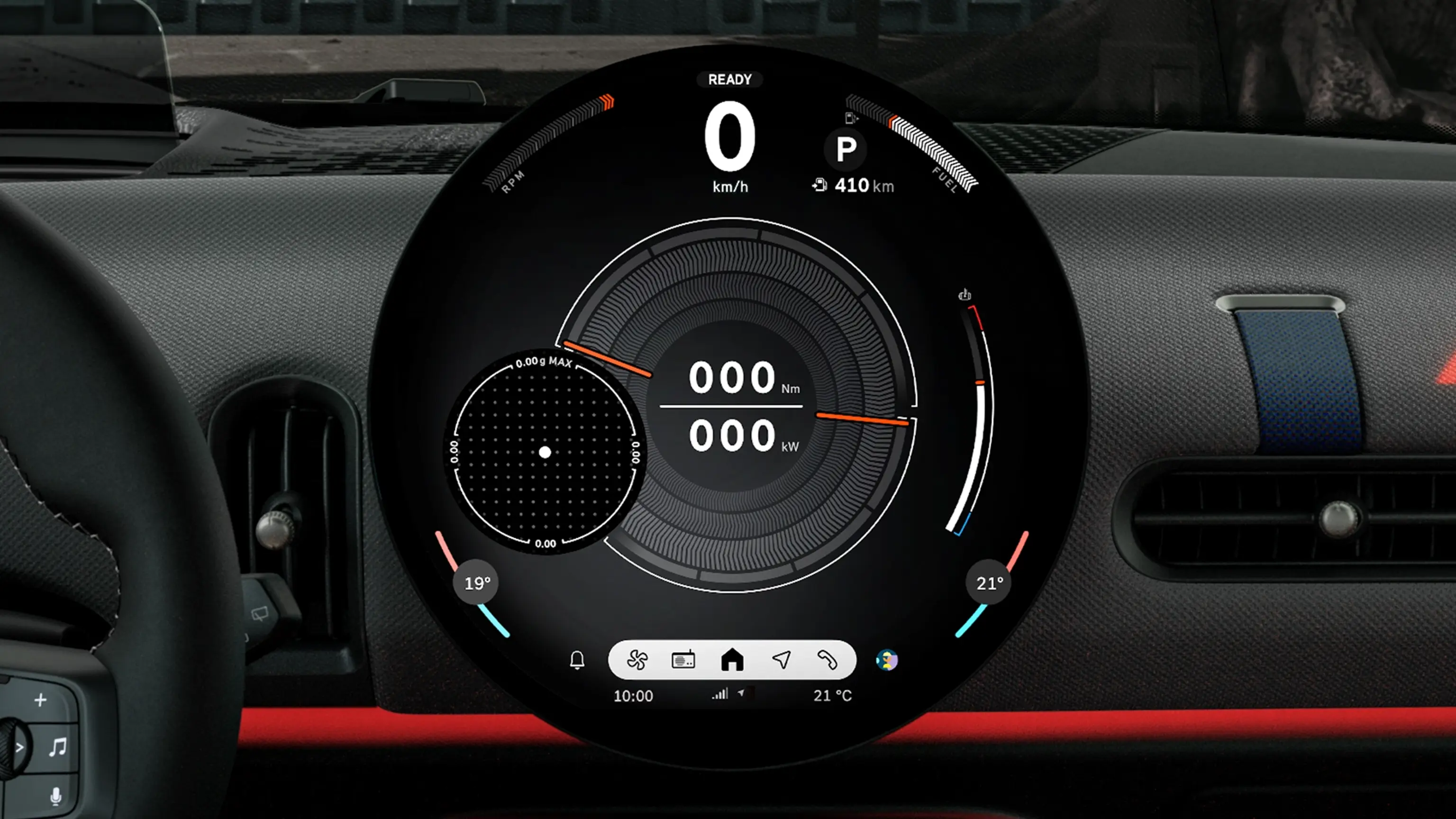 MINI Cooper Convertible – sõidukogemus – režiimigalerii – kardisõidurežiim