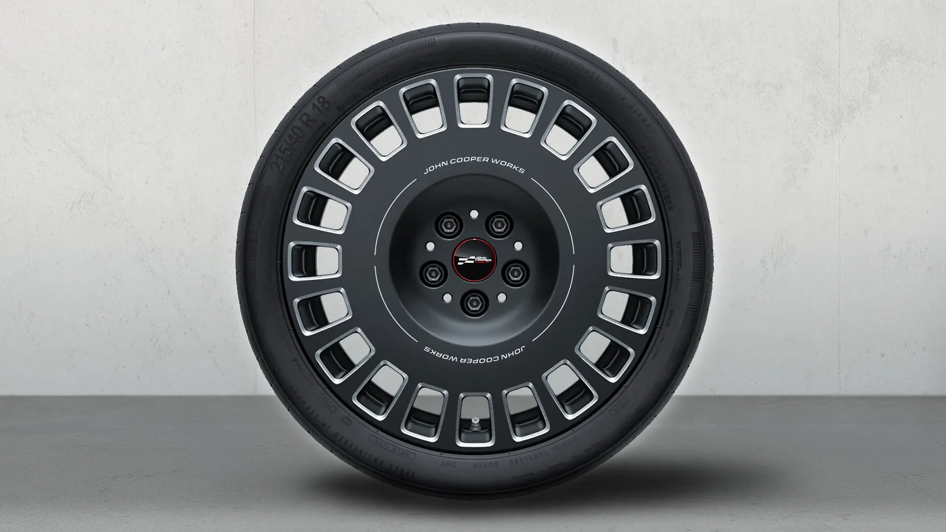 MINI JCW teemantlihvitud 18-tolline velg Rallye Spoke 964 värvitoonis Frozen Midnight Grey
