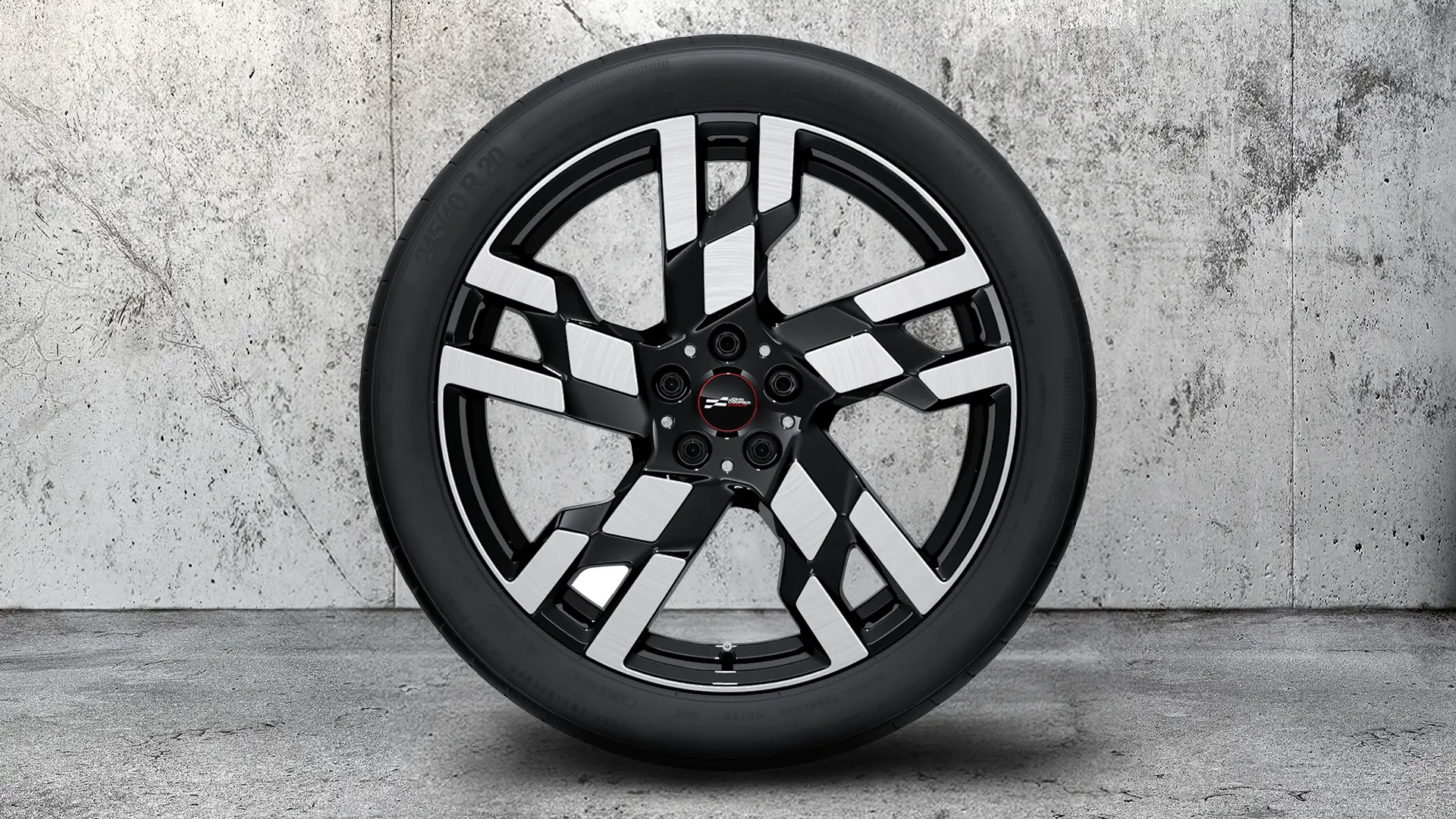 20" VELJED JCW FLAG SPOKE 949 (JET BLACK, ÜHEVÄRVILINE).