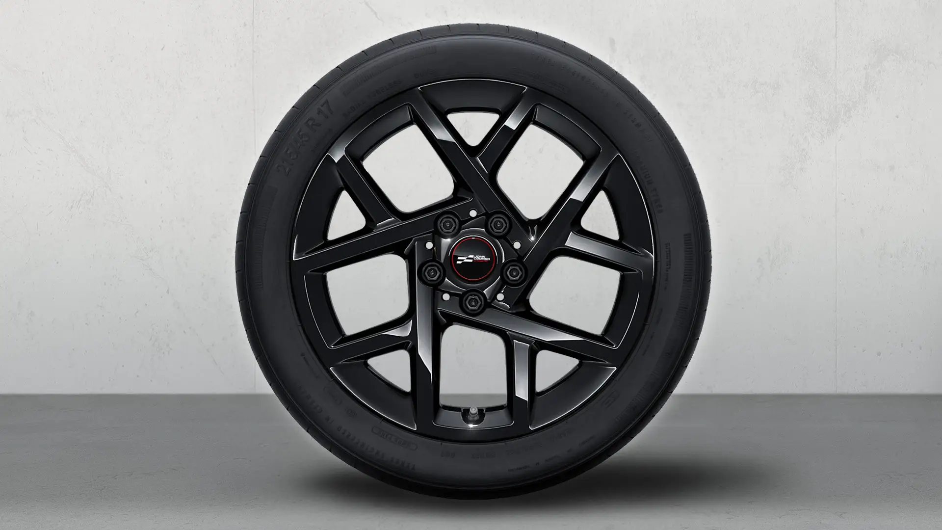 17-tolline John Cooper Worksi valuvelg Sprint Spoke style 957, talverehvide täiskomplekt, värvitoonis Jet Black.