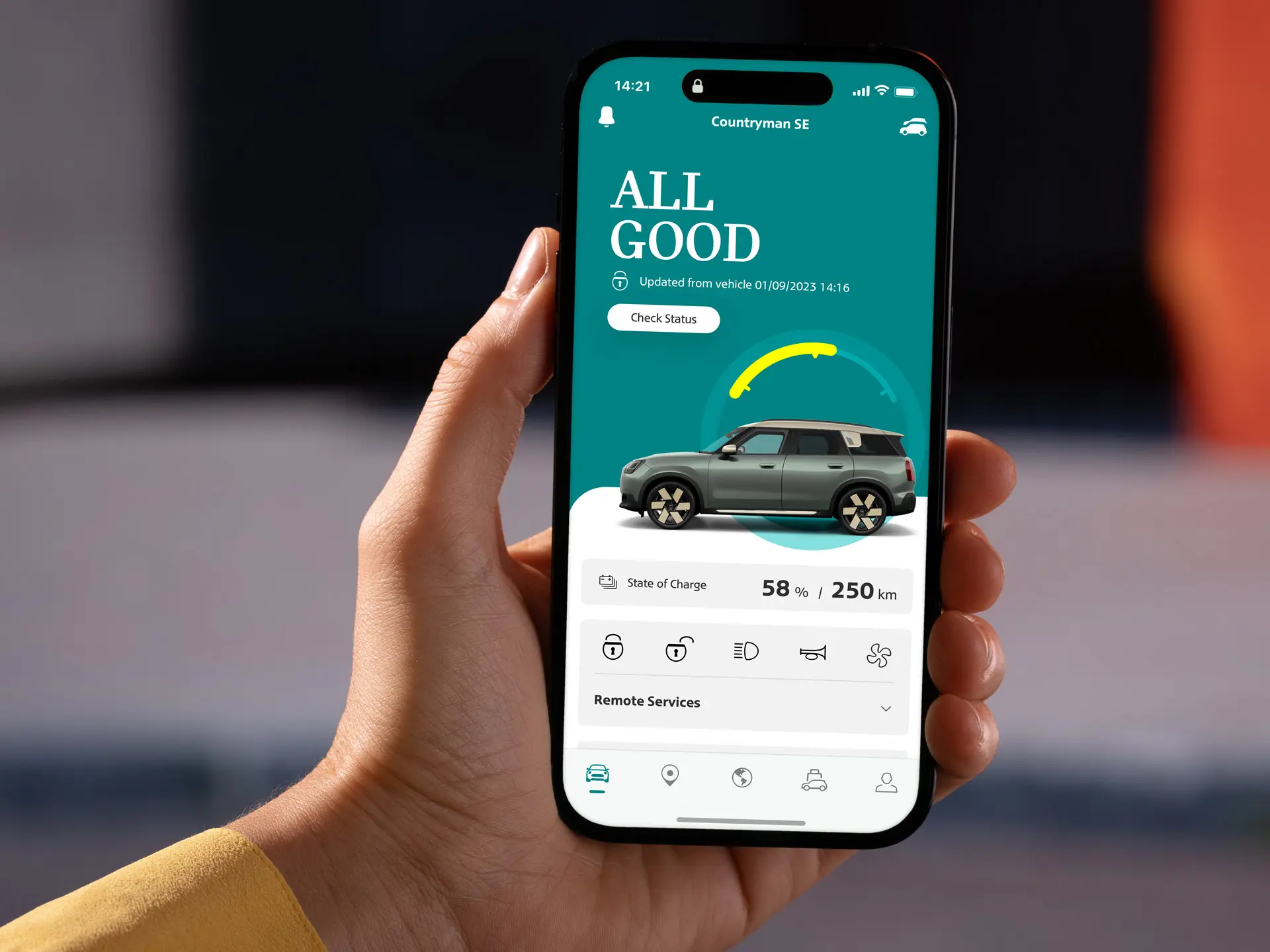 MINI rakenduse vaade