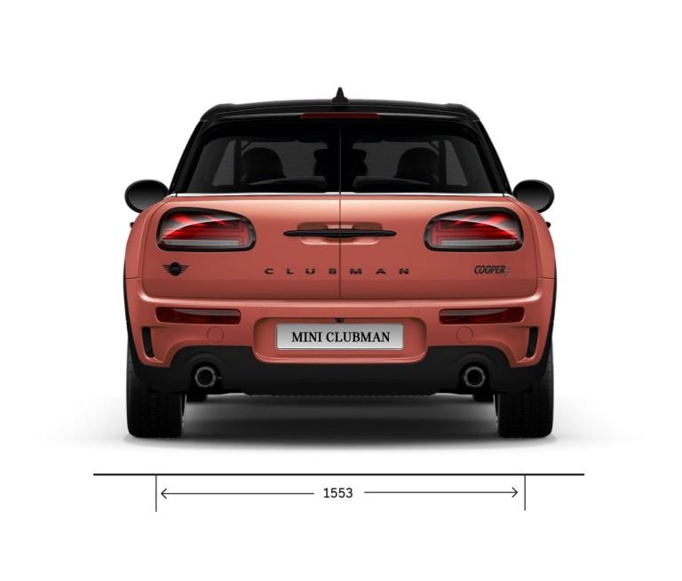 MINI Clubman – külgvaade – mõõtmed
