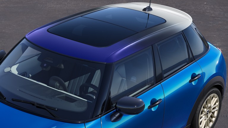 MINI Cooper, viieukseline – välisilme – katuse disain