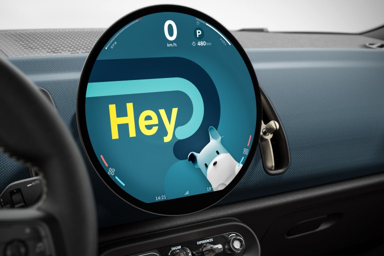 MINI Countryman – salong – OLED-ekraan